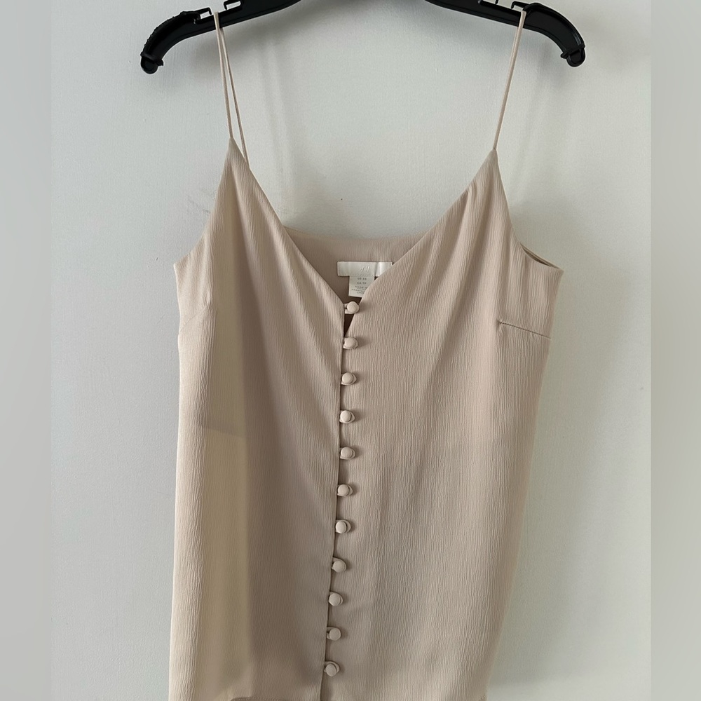 Gorgeous cream button down top